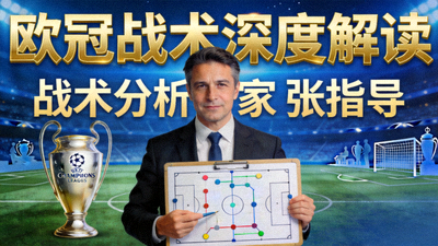 欧冠战术分析专家解读视频封面画面